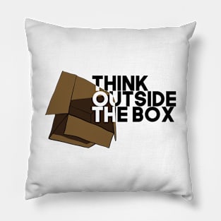 Think Outside The Box Pillow