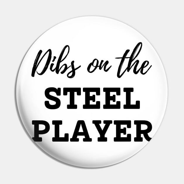 Dibs on the Steel Player Pin by mdr design