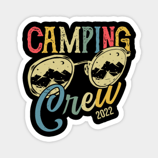 Camping Crew 2022 Camping Matching for Family Camper Group Magnet
