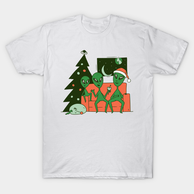 Discover Alien Christmas - Alien Christmas - T-Shirt