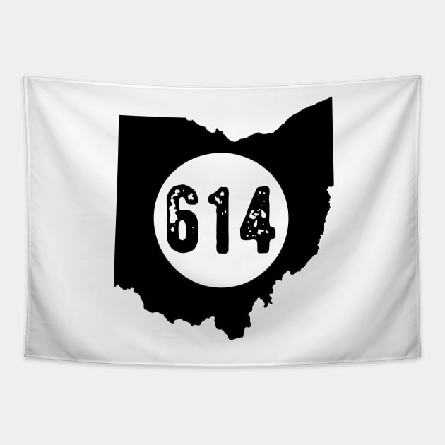 614 area code Ohio Columbus Tapestry by OHYes