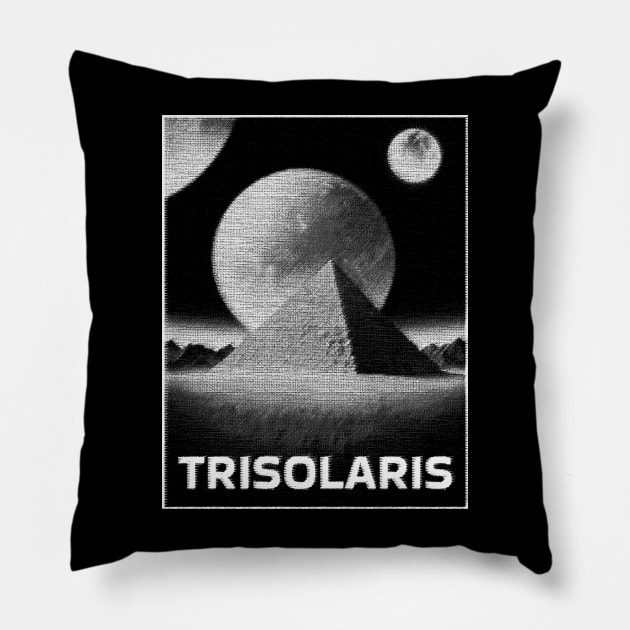 TRISOLARIS - 3 Body Problem Pillow by ArcaNexus