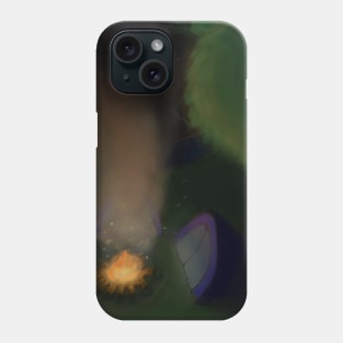 Camping on the River Phone Case