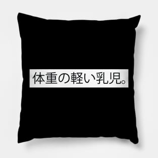 Lightweight Baby. Japanese Design Pillow