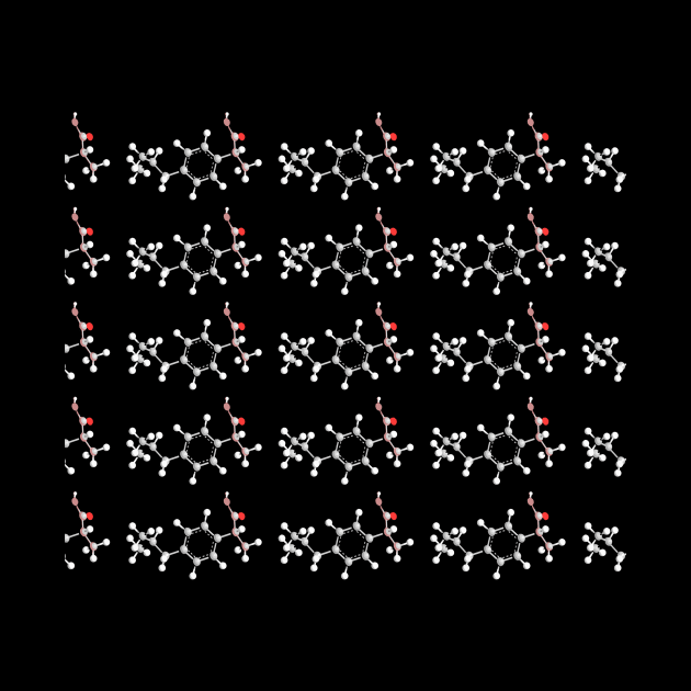 Ibuprofen Molecule by ChemECool