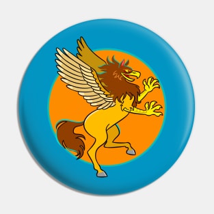 Fighting Hippogriff Pin