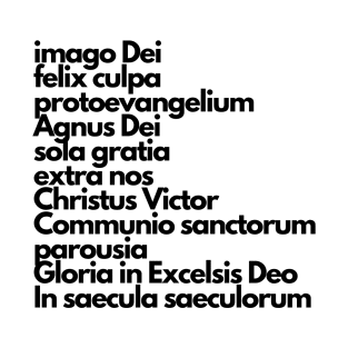 latin summary of the faith T-Shirt