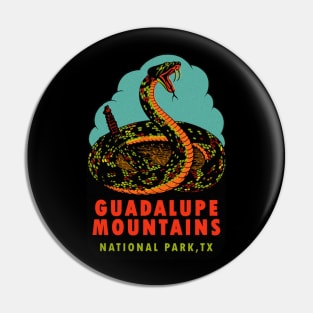 Guadalupe Mountains National Park Texas Vintage Pin