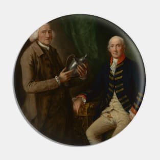 Portrait of William Anne Hollis, 4th Earl of Essex, Presenting a Cup to Thomas Clutterbuck of Watford Pin