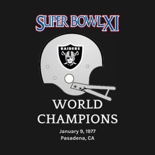 Super Bowl XI Oakland Raiders T-Shirt