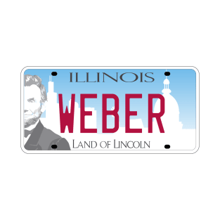 Illinois Weber Grill vanity license plate T-Shirt