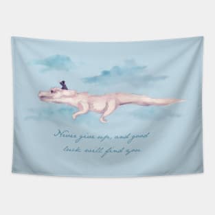 Never Give Up Tapestry