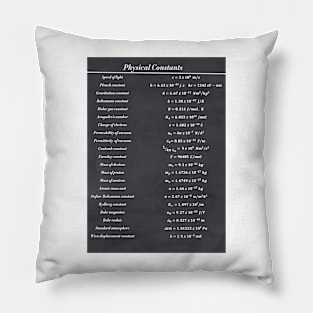 Physical Constants Pillow