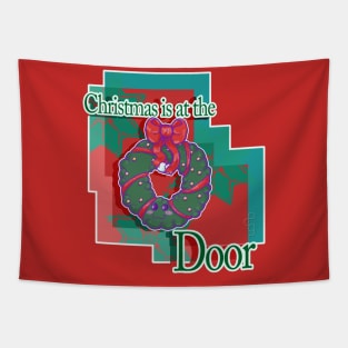 Christmas At The Door Tapestry