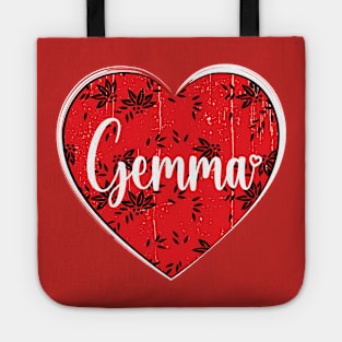 I Love Gemma First Name I Heart Gemma Tote