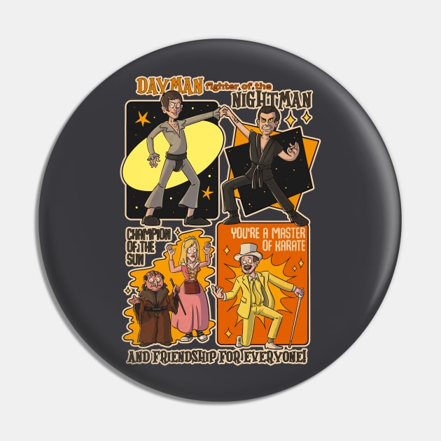 The Nightman Cometh Pin by atomiqueacorn