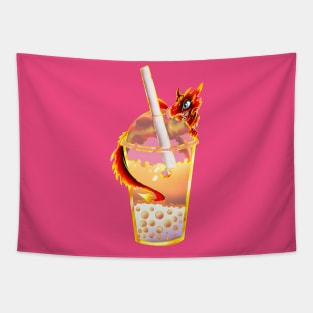 Bubble tea dragon Tapestry