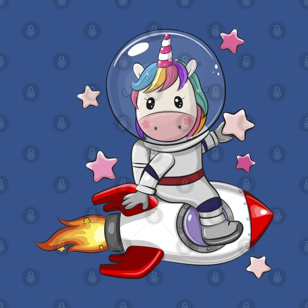 Unicorn Astronaut by Reginast777