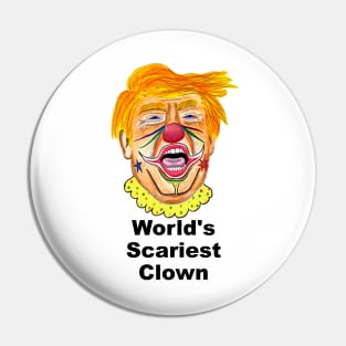 World's Scariest Clown Pin