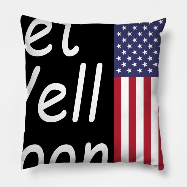 Get Well Soon For US Pillow by Overheard New York