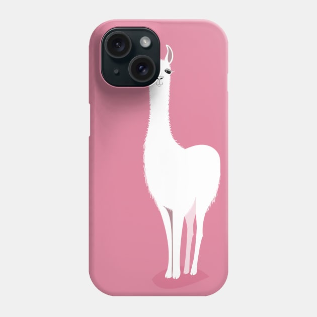 STANDING LLAMA #4a Phone Case by JeanGregoryEvans1