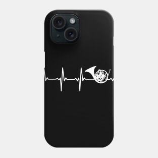 Horn Heartbeat Gift For Hornists Phone Case