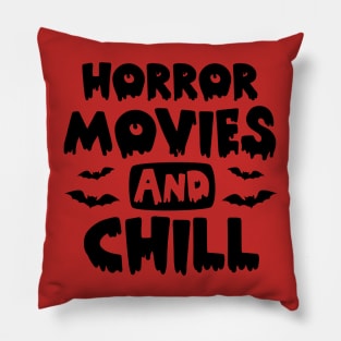 Horror Movie and Chill | Halloween Vibes Pillow