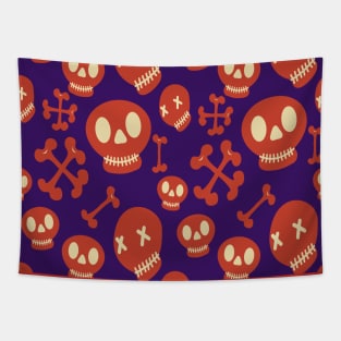 Seamless Halloween Pattern Tapestry