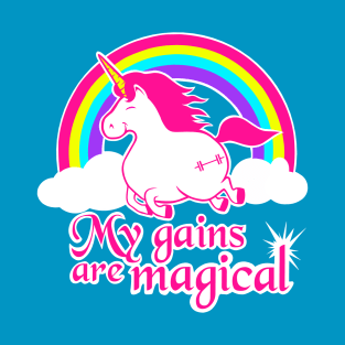 Barbell Unicorn, gym girl, weightlifting women, fitness T-Shirt