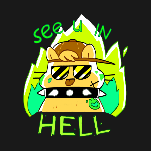 see u in HELL by giraffalope