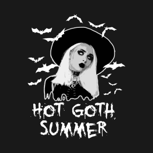 Hot Goth Summer - Horror Girl T-Shirt