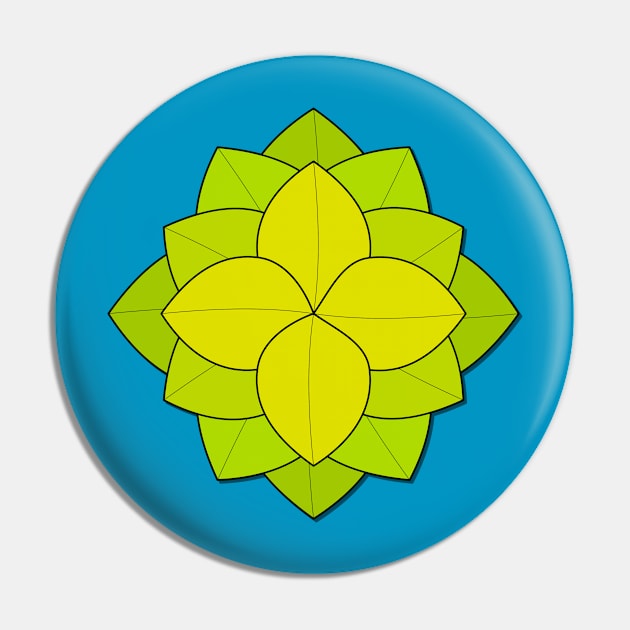 Green Succulent Pin by StckrMe