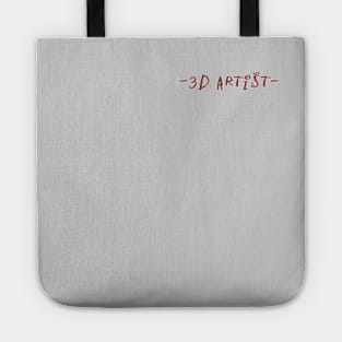 3d artist Tote