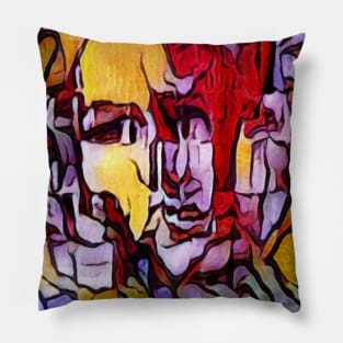 Abstract woman portrait Pillow