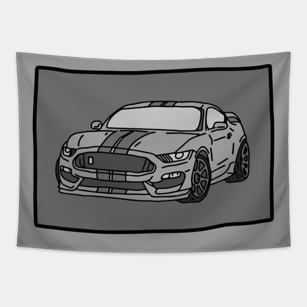 sport car Tapestry by fokaction