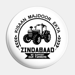 Kisaan Ekta Zindabaad - Punjab Farmers Pin