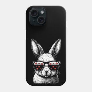 Bunny With Sunglasses Easter Rabbit Phone Case