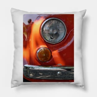 Fiat 500, Restored classic Italian Car Pillow