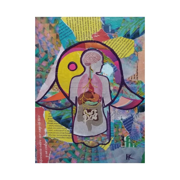 Inside Out Hamsa by Harriette Knight by harrietteknight