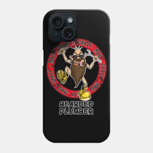 Funny Bearded Plumber Design Phone Case