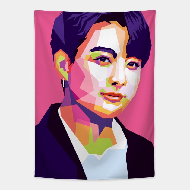 Bts jungkok merch Tapestry by Danwpap2