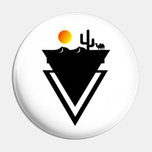 DESERT TRIANGLE Pin