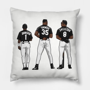 White trio Pillow