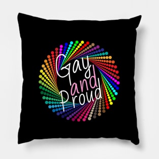 Gay and proud Pillow