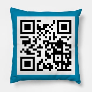 Rick Roll QR Pillow