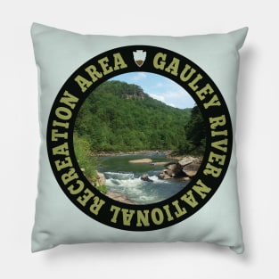 Gauley River National Recreation Area circle Pillow