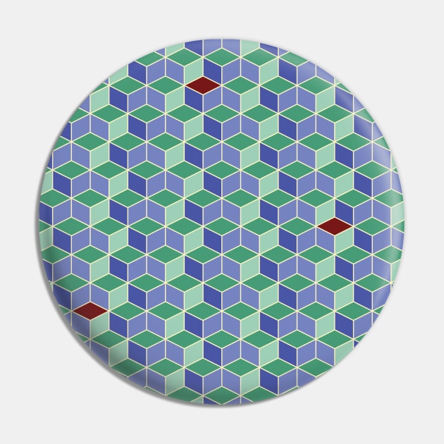 3D geometric pattern -  colorful cube pattern Pin by fakemirror