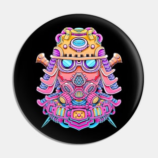 Cyber Samurai Pin