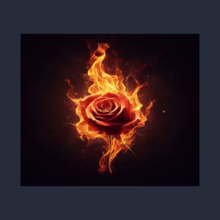 Burning Rose T-Shirt