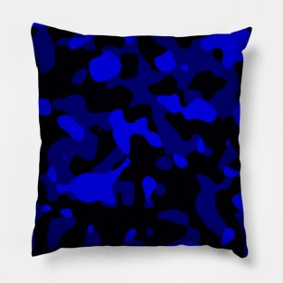 Camouflage blue Pillow